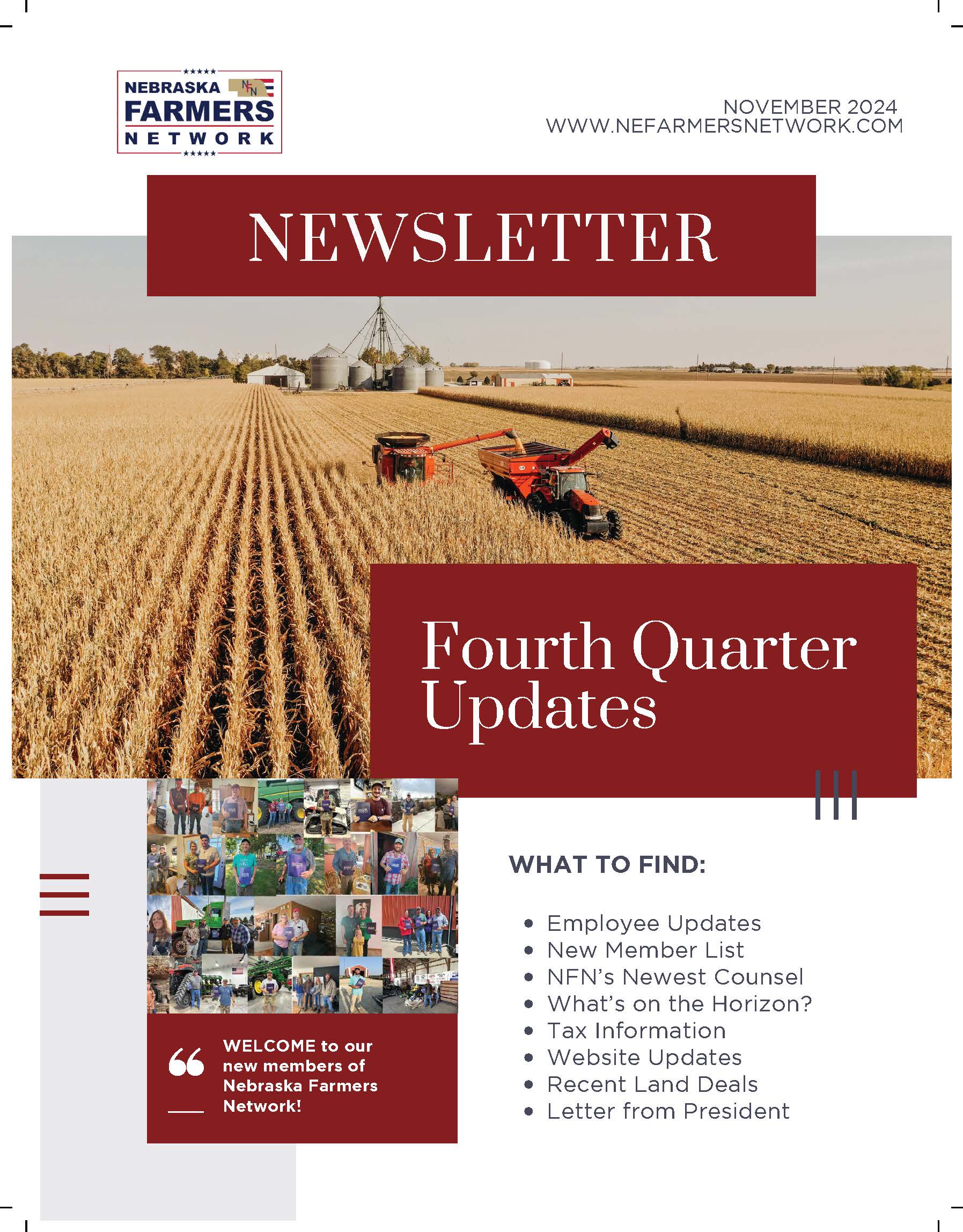 NFN Newsletter November 2024 Cover